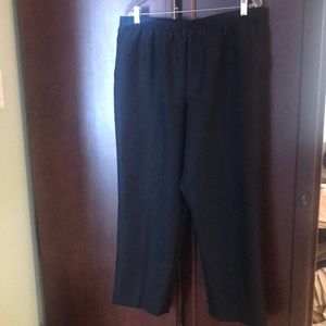 Alfred Dunner black pants size 18